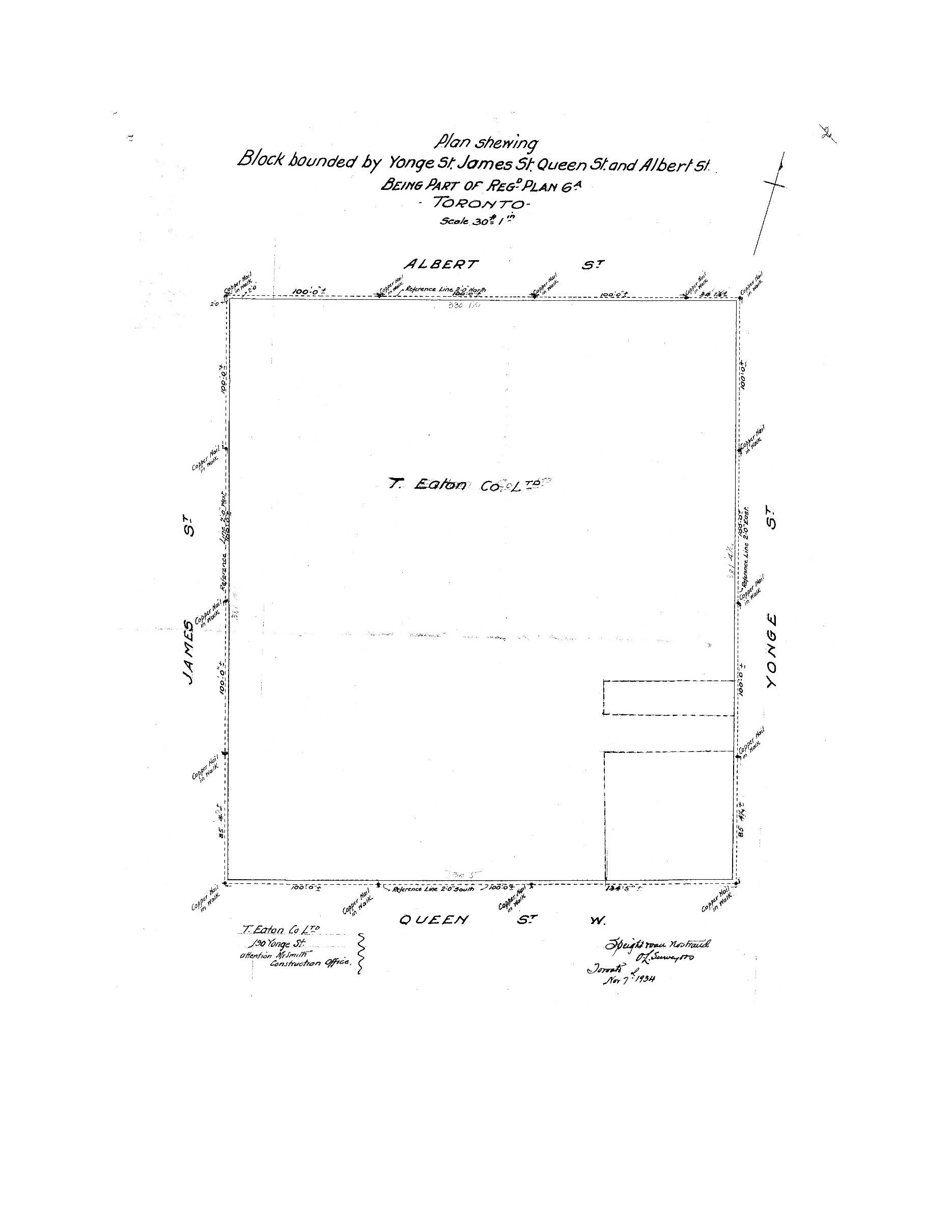 eatons center 1934